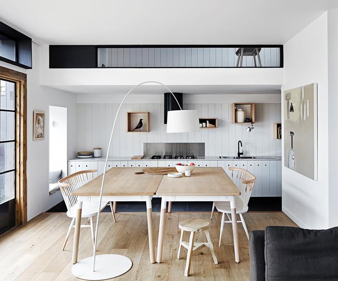 Melbourne minimalist open plan dining room