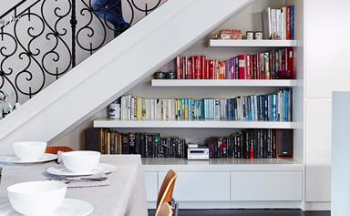 How to style an awkward space under the stairs