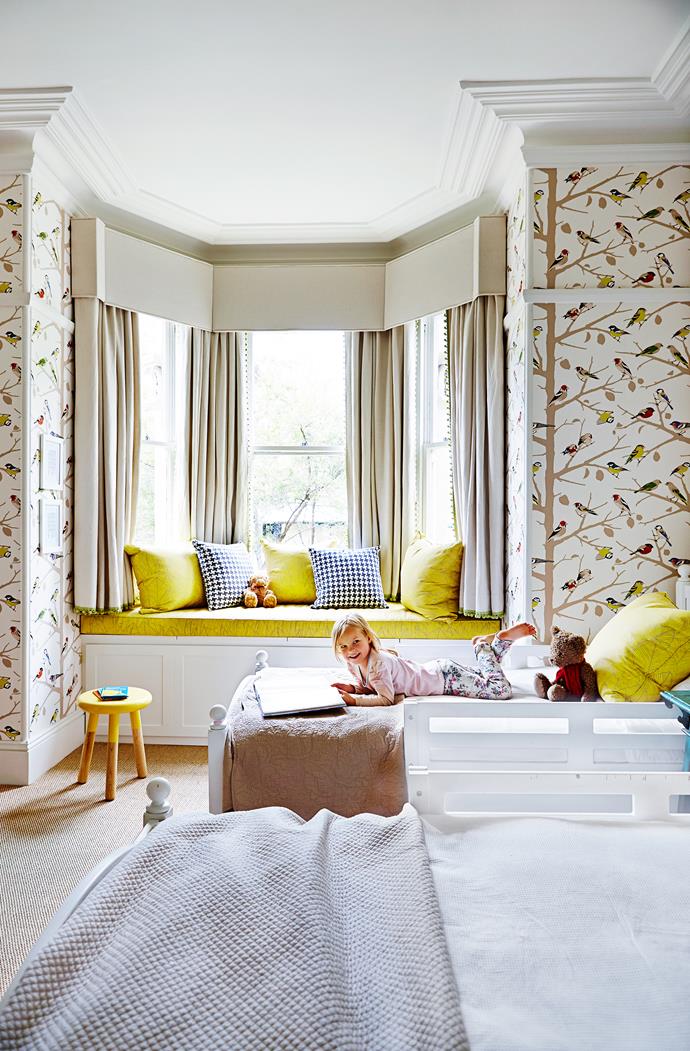 Wallpaper is a great way to personalise a child's room and it can add colour and whimsy.