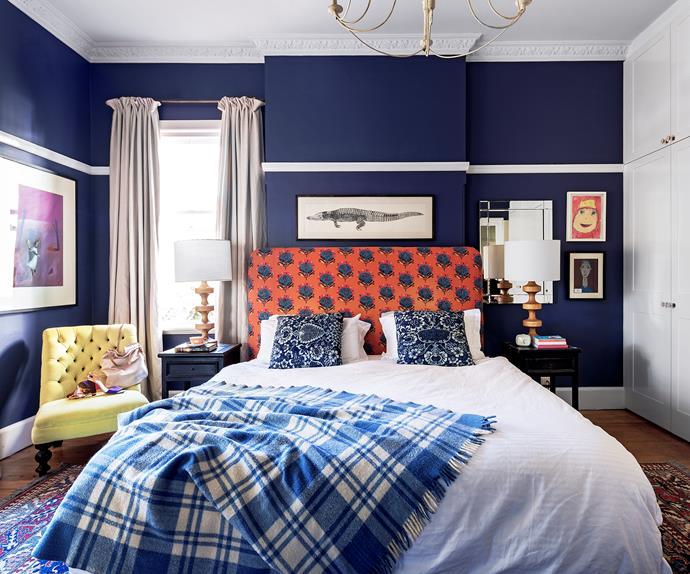 eclectic style bedroom