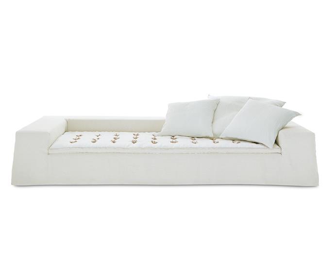 Dedicated to comfort, Paola Navone’s ‘Airport’ sofa for [Poliform](http://www.poliformaustralia.com.au/|target="_blank"), $8215, is extremely deep, offering ultimate relaxation.