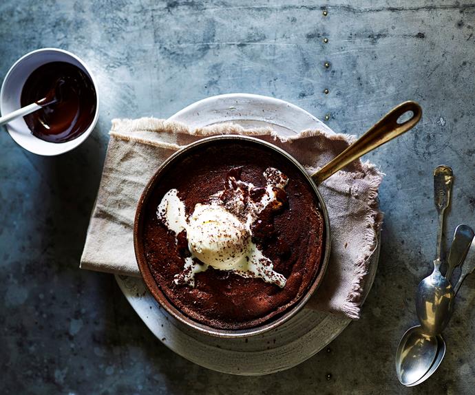 chocolate and ricotta pudding