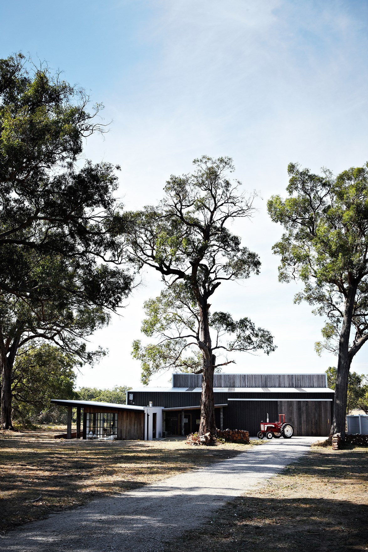 On Victoria's Mornington Peninsula, one couple's desire to blend beauty with practicality has produced a modern country home which they have since dubbed the 'über shed'. From the outside, it could be mistaken for a barn but inside, it's Scandinavian-inspired aesthetic and modern finishes make you feel right at home.