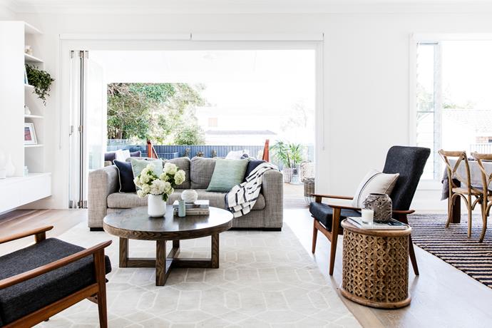 The living are should feel homely and be filled with light. Photo: Maree Homer / bauersyndication.com.au