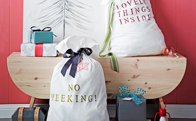 DIY personalised Santa sack