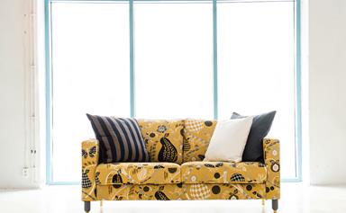 Transform your tired IKEA sofa with cool custom slipcovers