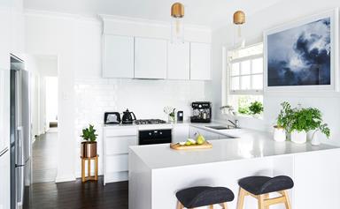 White kitchen renovation by Freedom Kitchens