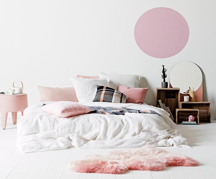 Millennial Pink bedroom