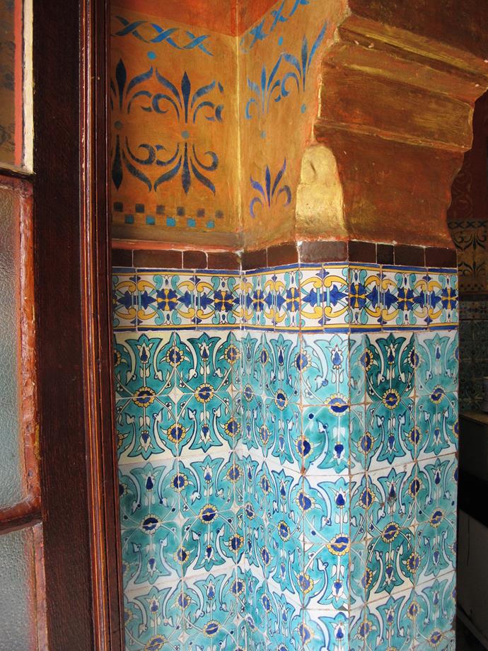 Pattern on pattern at Grande Mosquée de Paris.