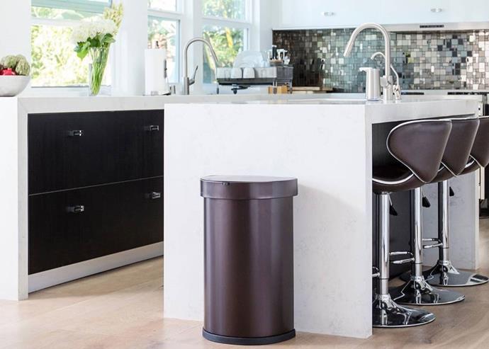 **Sensor Rubbish Bin**

Forget flimsy foot pedals, the new way to avoid touching your germ-laden kitchen bin is by sensor automation. The [Simplehuman Sensore Rubbish Bin](https://www.petersofkensington.com.au/Public/Simplehuman-Semi-Round-Sensor-Rubbish-Bin-45L.aspx) can be opened by simply waving at it. With a feature that hides bin liners, it makes a useful *and* stylish addition to the heart of your home.
