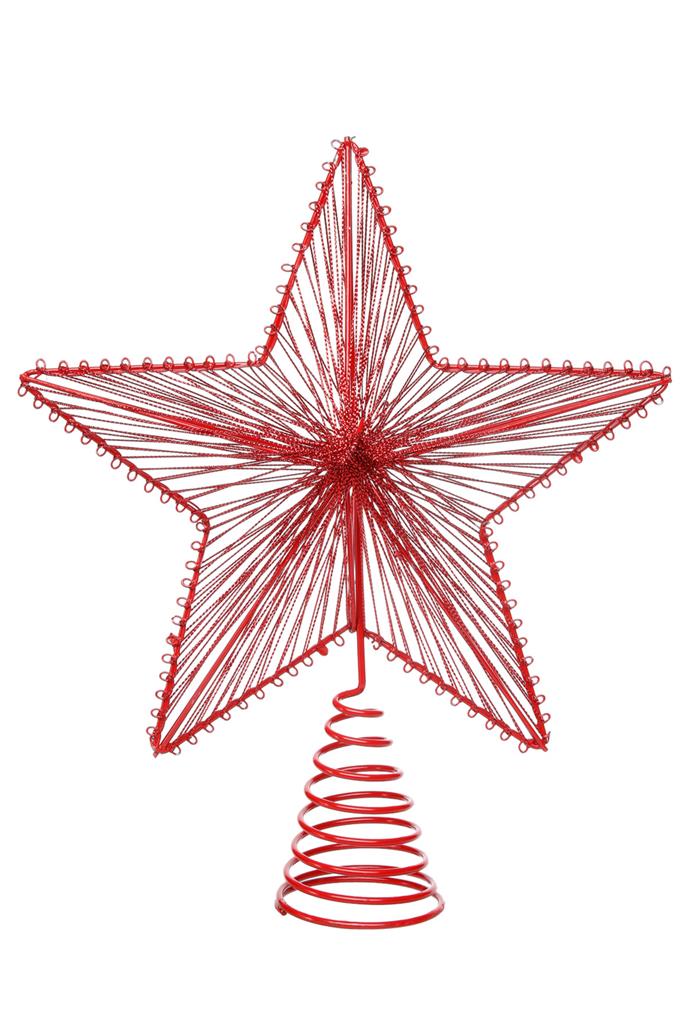 Vue Jingle Bells 3D Glitter Metal Star, $29.99, [Myer](https://www.myer.com.au/shop/mystore/santas-workshop/jingle-bells-3d-glitter-metal-star---red-528659110)