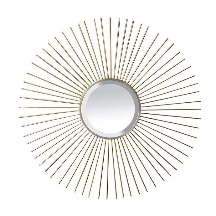 **Luxe buy:** Oly Fiona wall mirror with brass frame (99cm diameter), $2595, from [Coco Republic](http://www.cocorepublic.com.au/fiona-mirror-1471|target="_blank"|rel="nofollow").