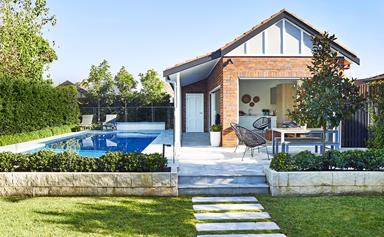 How an old garage became a party-perfect pool house