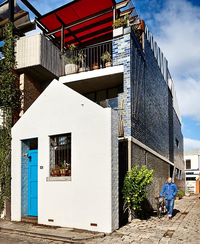 **Season Four: South Melbourne Brick House, Vic**

Concealed by a modest exterior, this clever design features living quarters for two families and includes a total of seven outdoor spaces. Owners Greg (a former bricklayer) and his wife, Emma Calverley, collaborated with McAllister Alcock Architects to produce a modern spaced with lived-in feel.