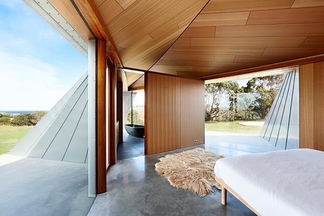 With native Victorian ash timber interiors (including ceilings), the complex design aims to be *part* of the environment, rather than just a house.