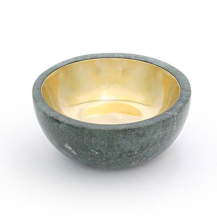 Trinket Bowl, $40, at [Marble Basics](https://www.marblebasics.com.au/collections/all/products/moss-trinket-bowl|target="_blank"|rel="nofollow").