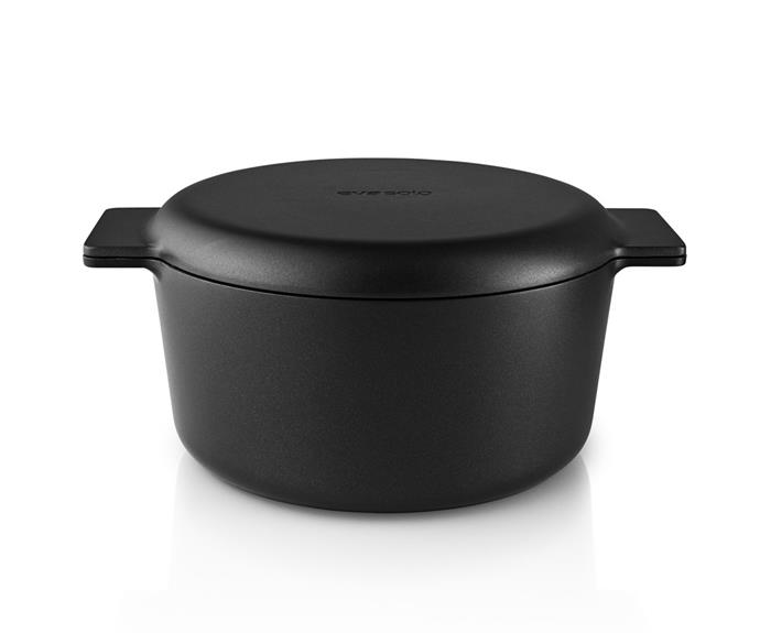 Eva Solo kitchen pot, $299, [Hunting for George](https://www.huntingforgeorge.com/homeware/kitchen-dining/kitchen-utensils/nordic-kitchen-pot-24cm-eva-solo|target="_blank"|rel="nofollow").