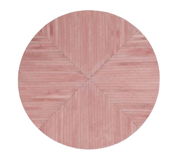La Quinta Rug Circulo in Pink, $1395, from Art Hide .
