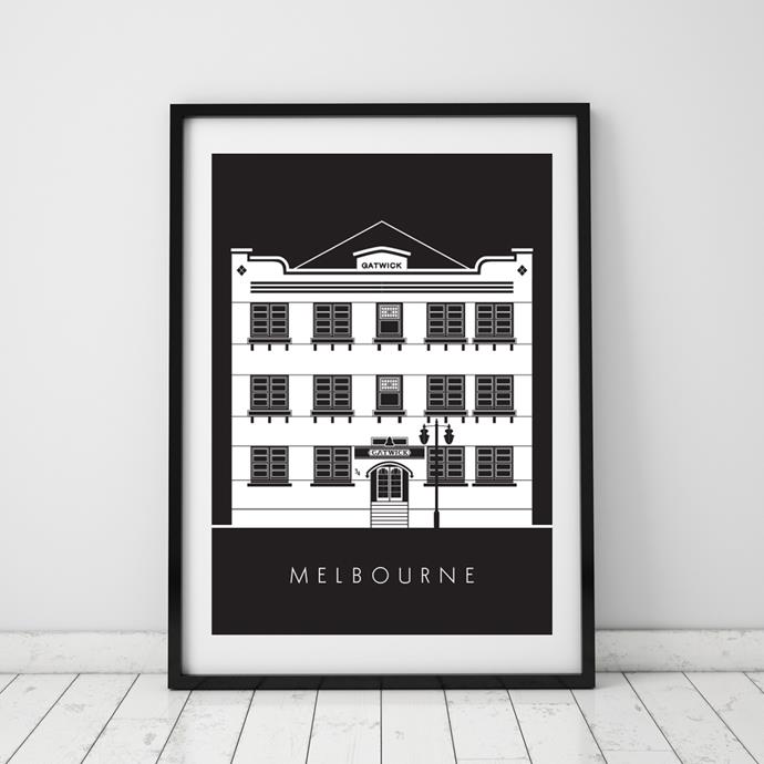 Gatwick Hotel first release print, $20, from Mopsy.