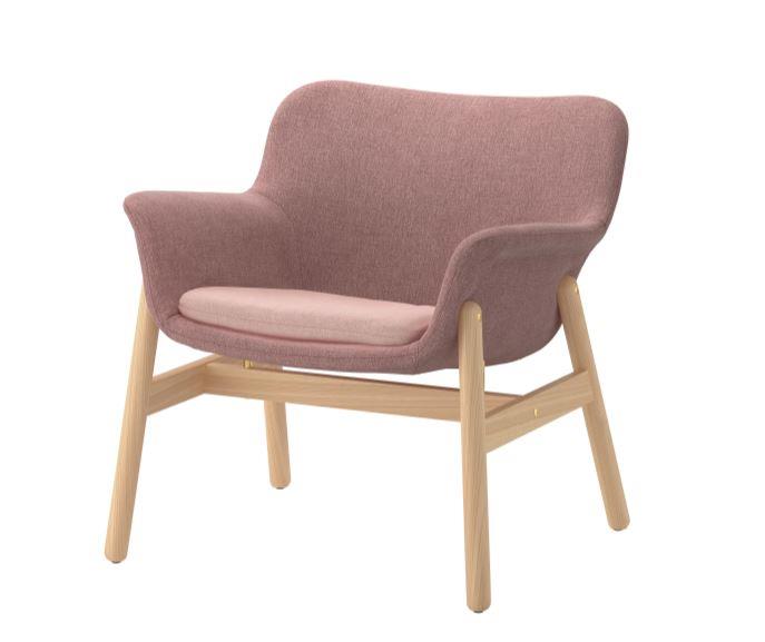 VEDBO **armchair**, $229, from [IKEA](https://fave.co/2Jh2HYI|target="_blank"|rel="nofollow").