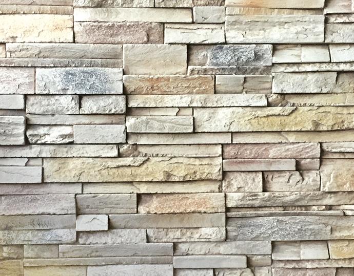 **Stacks on** These clever interlocking 'Stacked' wall panels make for a dramatic backdrop, and are a lighter and cost-effective alternative to stone cladding. From $121/600mm x 1200mm, learn more at [Texture Panels](https://www.texturepanels.com.au/|target="_blank").