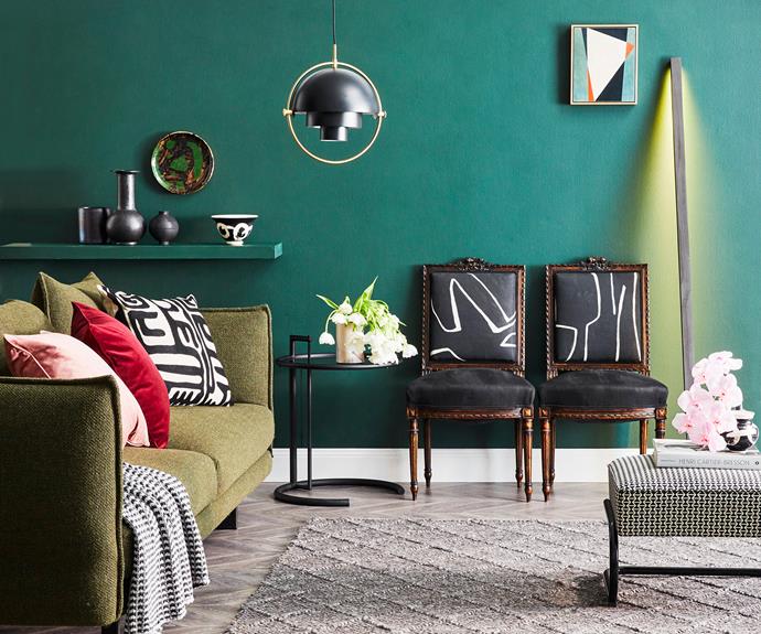 **Top tip** "Make sure everything works together by finding commonality in colour, texture or pattern," says Megan. *Styling assistance: Genevieve Drury*