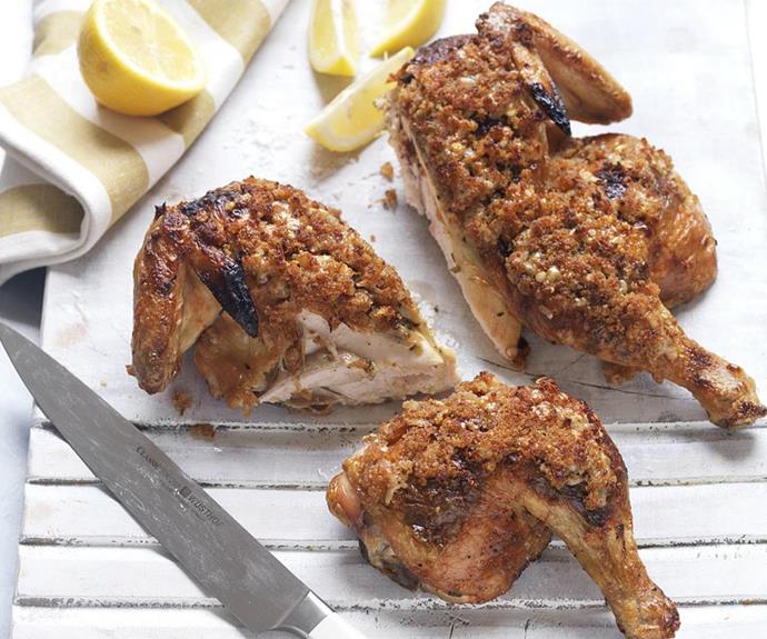 [Lemon chilli butterflied barbecued chicken](https://www.womensweeklyfood.com.au/recipes/lemon-chilli-butterflied-chicken-13573|target="_blank"): crispy and crunchy, juicy and moreish - shall we go on?