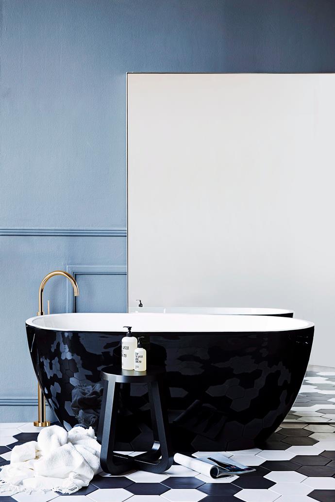 Gone are the days of simply buying a white bath. The latest models allow you to make a statement with colour, material and finishes. *Photo: Chris Warnes / bauersyndication.com.au*