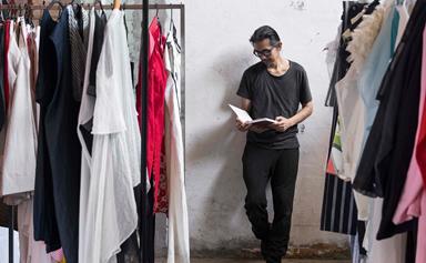 Inside fashion designer Akira Isogawa's Sydney studio