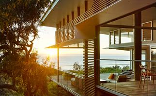 Queensland beach house with protective external eaves