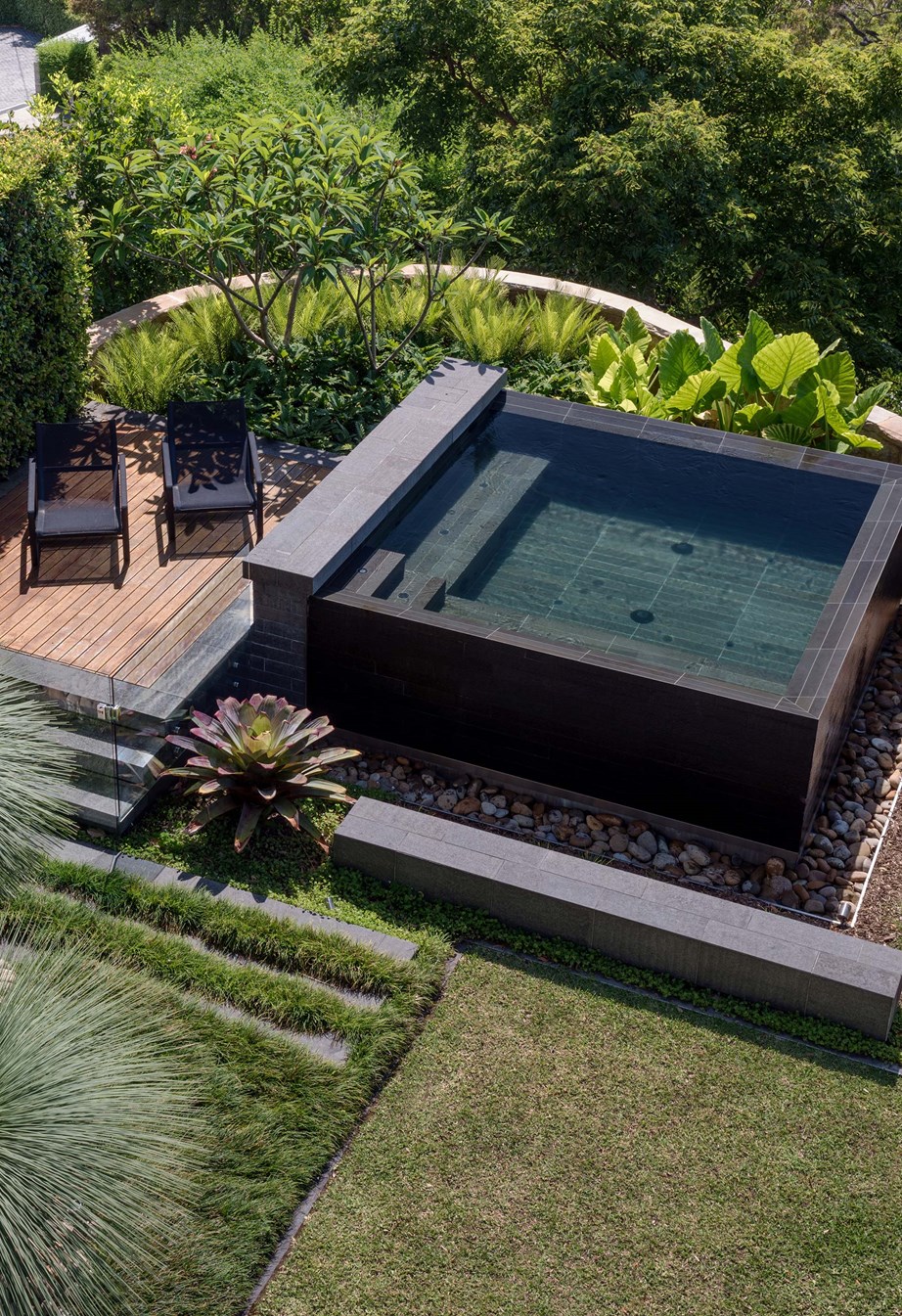 A short on space? A plunge pool can be design for the most compact backyards. *Photo:* Nick Watt / *bauersyndication.com.au*