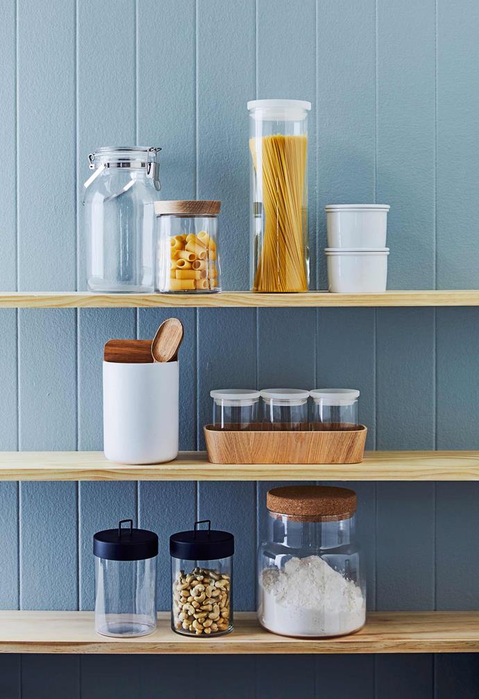 Keeping your pantry neat and tidy is possible with the right storage containers.