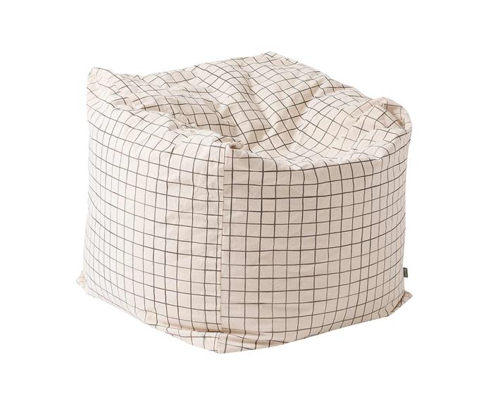'Net Cube' beanbag, $169, [Città](https://www.cittadesign.com/|target="_blank"|rel="nofollow").