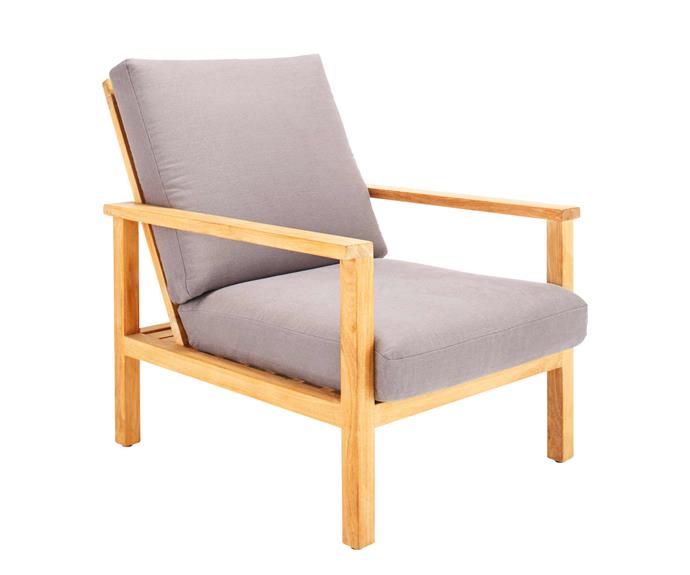 'Burleigh' easy chair, $1749, [Eco Outdoor](https://www.ecooutdoor.com.au/|target="_blank"|rel="nofollow").