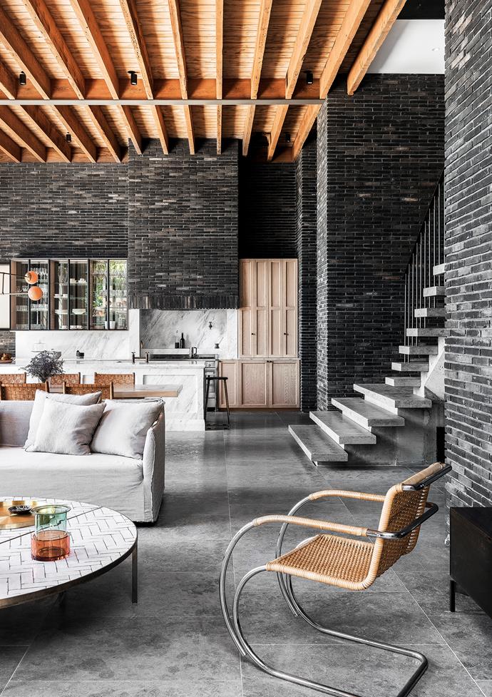 Architect Telly Theodore celebrates the humble brick in his inspired approach to the extension of [this home in a heritage enclave](https://www.homestolove.com.au/exposed-brick-extension-for-heritage-sydney-home-18900|target="_blank"). Brick is clearly the defining element of the new part of the house and as such was the subject of much research – from the bricks used by artist Ai Weiwei in his design for Galerie Urs Meile in Beijing to the handcrafted bricks by Danish firm Petersen Tegl that were the final selection.