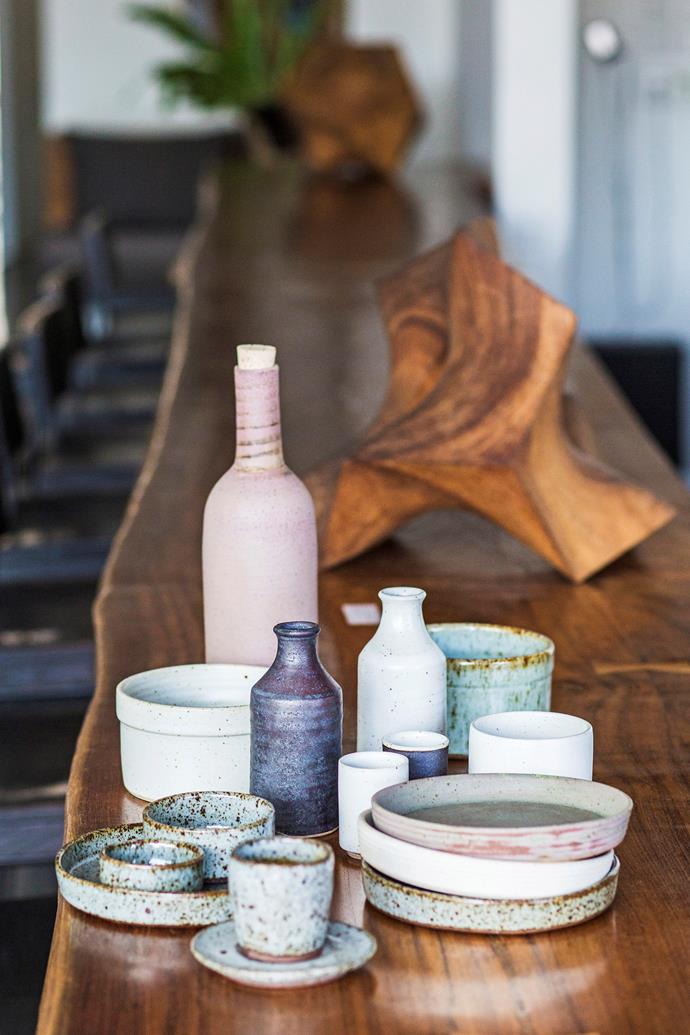 Ciscoandthesun ceramics are made from three types of clay found in mineral-rich regions of Cambodia and Bali. The new collection is called Earth & Fire.