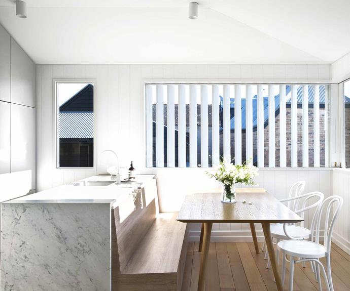 A compact worker's cottage in Brisbane received a modern reinvention