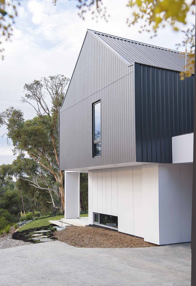 [This modern barn-inspired home](https://www.homestolove.com.au/modern-barn-style-house-19961|target="_blank"), located in the picturesque Perth Hills, pays homage to its owners' European heritage. The design concept stemmed from the owner's desire for a simple, honest lifestyle, and the barn-style architecture that is common in Poland.