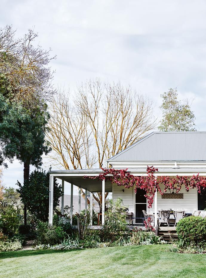 The home - which has been in the Leckey family for three generations - is located in one of the most scenic parts of rural Victoria, nestled among the rounded hills of the fertile Acheron valley, 125 kilometres north-east of Melbourne.