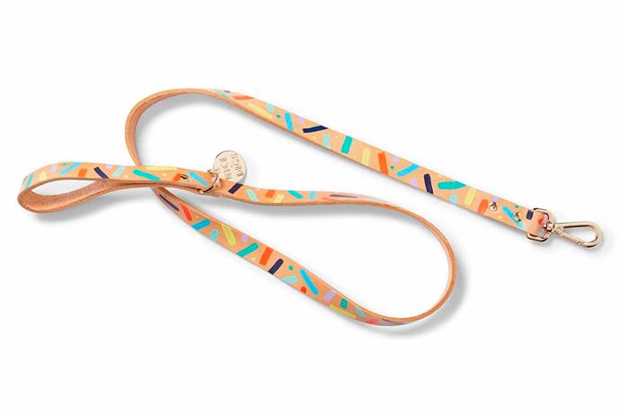 **[Confetti leather leash, $60, Nice Digs](https://www.nicedigs.com.au/collections/leashes/products/confetti-leather-leash|target="_blank"|Rel="nofollow")**<br>
It's a paw-ty all the time with this vibrant, multi-coloured leash design. Hand-painted on leather, this will last for many walks to come. **[SHOP NOW](https://www.nicedigs.com.au/collections/leashes/products/confetti-leather-leash|target="_blank"|Rel="nofollow")**