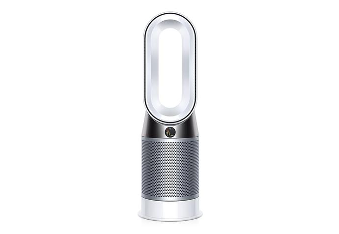 Dyson Pure Hot+Cool™ purifier fan heater in Silver, $899, [Dyson](https://shop.dyson.com.au/fans-and-heaters/purifiers/dyson-pure-hot-cool-white-silver-244384-01|target="_blank"|rel="nofollow")