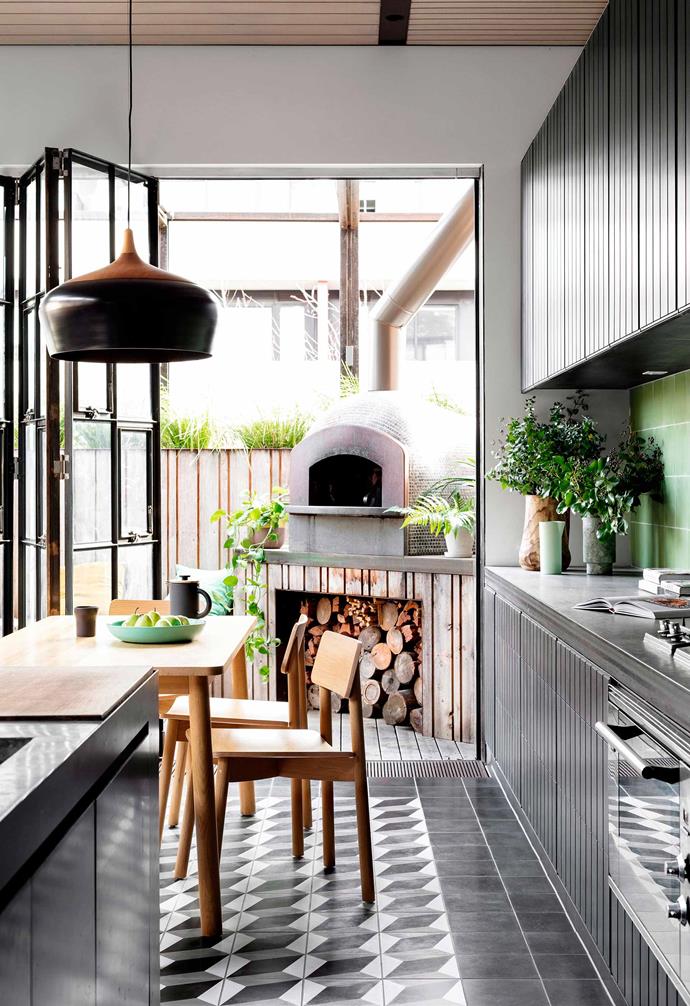 **Tile perfection** The tiled kitchen and dining space in this home makes for easy cleaning. *Photography: Luisa Dawai / bauersyndication.com.au*