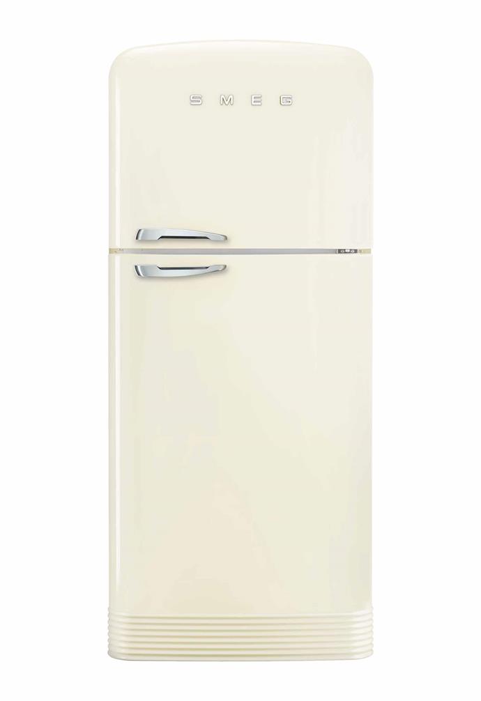 FAB28 refrigerator/freezer in Cream, $2750, [Smeg](https://www.smeg.com.au/|target="_blank"|rel="nofollow").