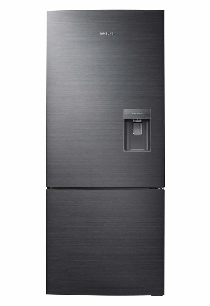Samsung 455L bottom-mount fridge in Metallic Black, $1188, [Harvey Norman](https://www.harveynorman.com.au/|target="_blank"|rel="nofollow").