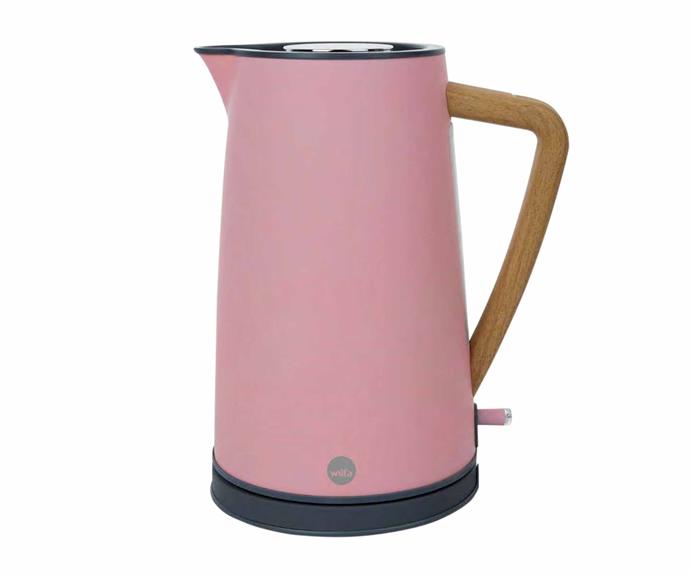 Wilfa 1.7L spring kettle in Pink, $151, [Royal Design](https://royaldesign.com/|target="_blank"|rel="nofollow").