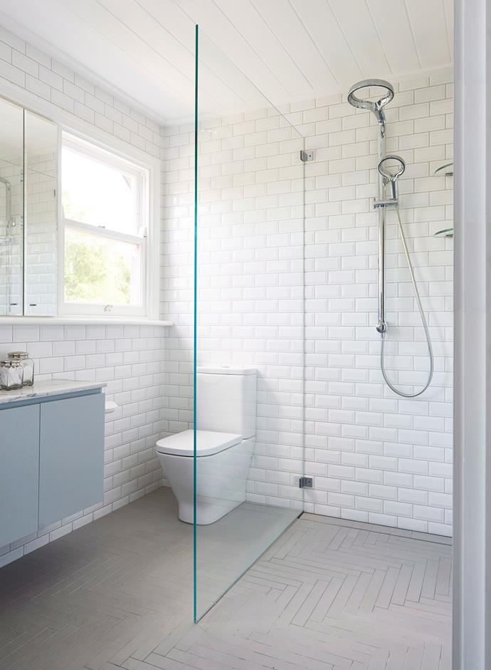 It's always important to finish a bathroom clean by drying it thoroughly. Open a window, turn on the exhaust fan and wipe off as much excess moisture as possible. *Photo: James Deck / bauersyndication.com.au*