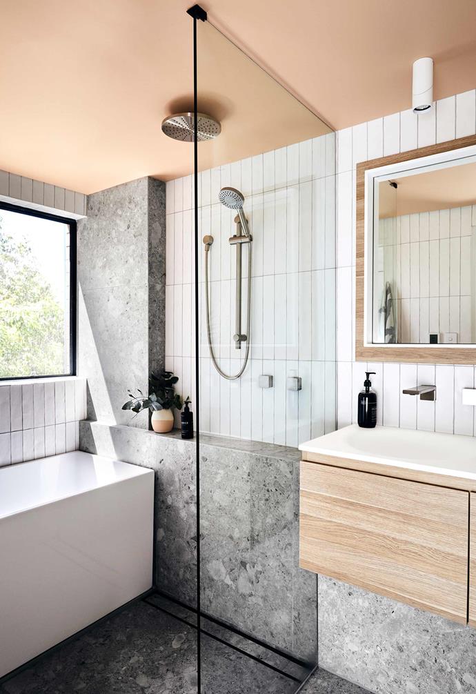 In Shannon's own [tiny apartment bathroom renovation](https://www.homestolove.com.au/apartment-bathroom-renovation-19596|target="_blank"), limited space constraints required perfect planning to overcome. *Design: Shannon Vos | Photography: Nic Gossage*.