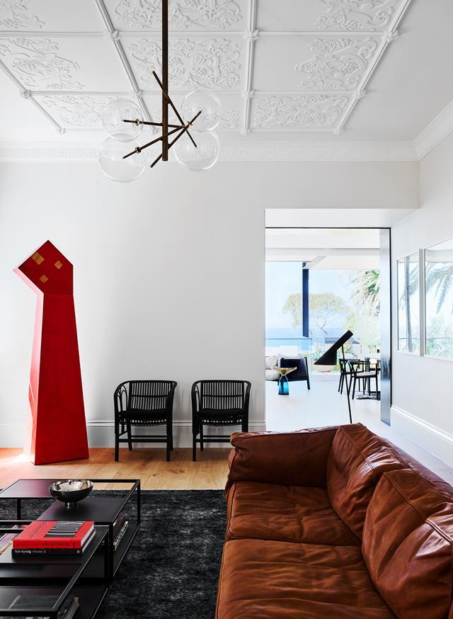 Taking the beautiful bones of [this century-old property](https://www.homestolove.com.au/contemporary-coastal-home-sydney-19566|target="_blank") and overlaying them with a contemporary aesthetic was a tour de force for owner and director of Boffi Studio Sydney, Edwina Withers.