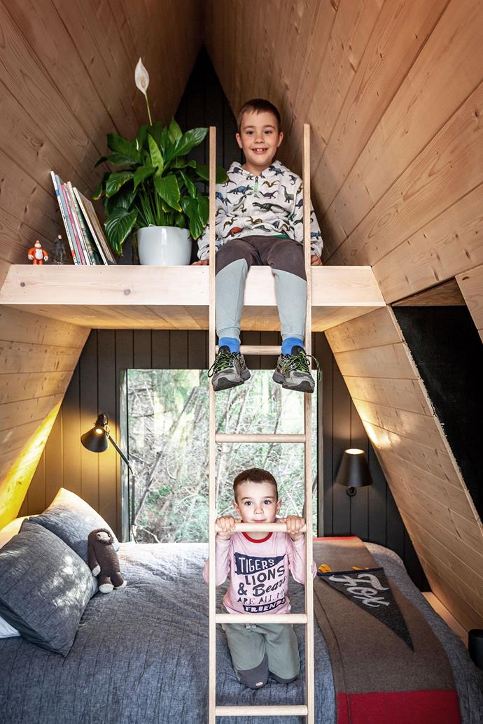 Nathan Crump built the treehouse on weekends as a hideaway for his kids.