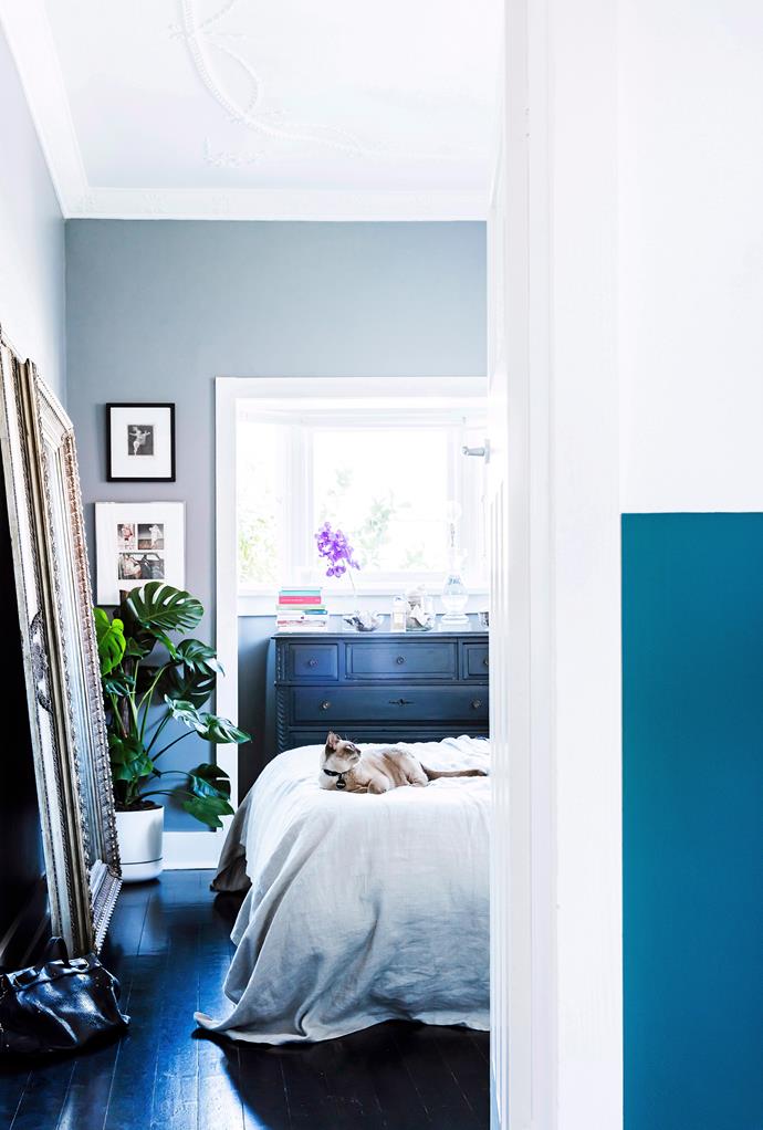 **MIRROR IMAGE:** Large-scale mirrors are a great décor item to impact light levels and make your bedroom feel bigger. A floor length standing mirror or large wall mirror hung vertically can instantly brighten up the space and bring warmth and light to your bedroom.